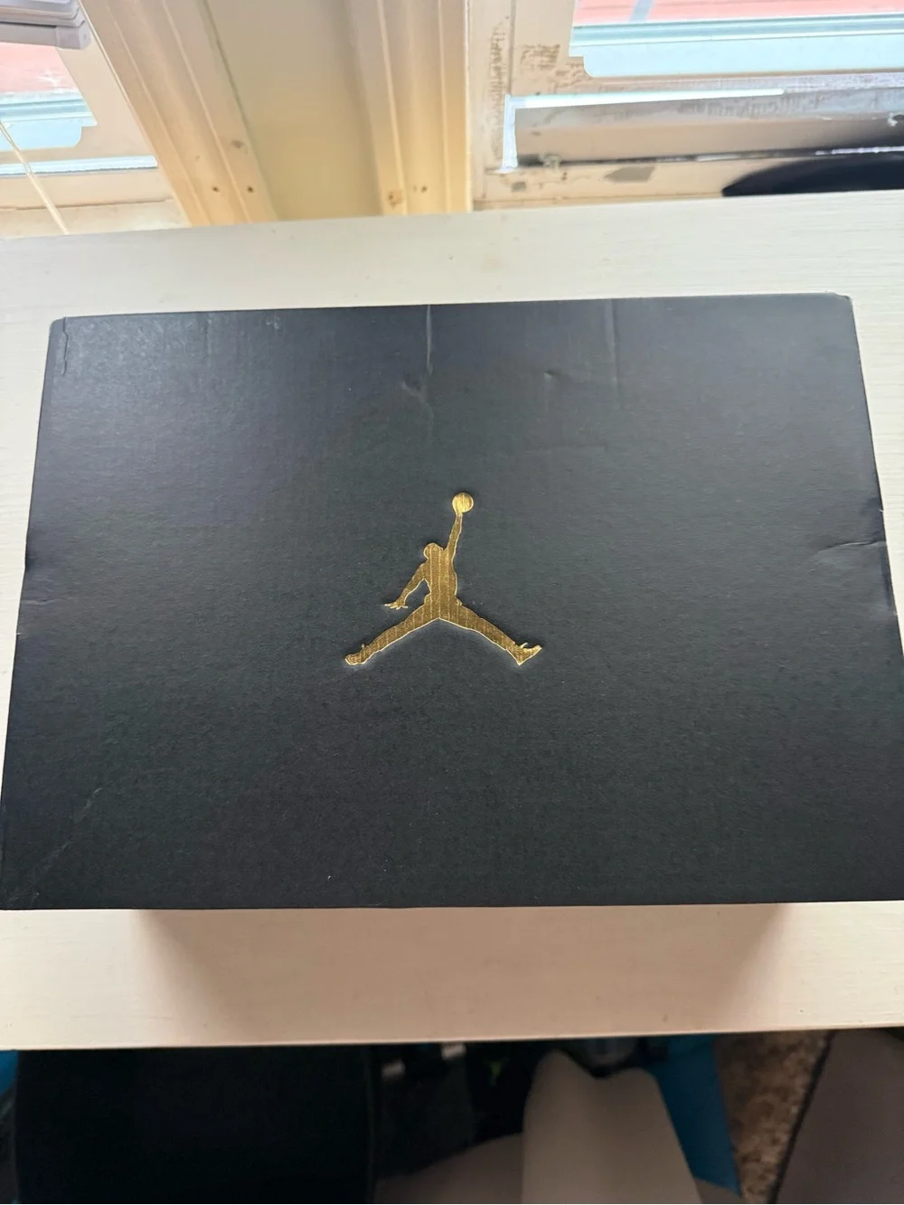 Jordan White Black Sneakers with Red Jumpman